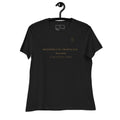 Camiseta mujer negra inspirada en la final del Mundial Qatar 2022, negra look