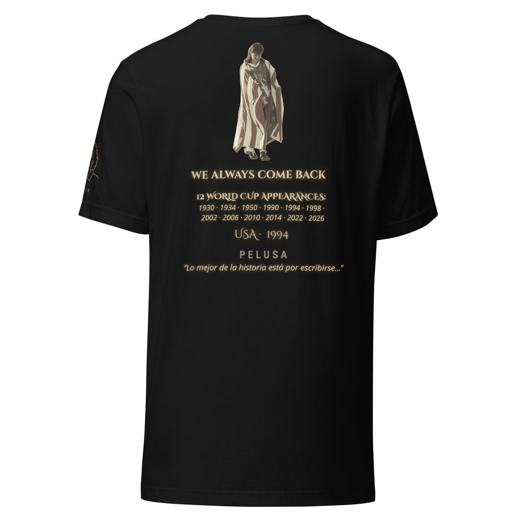 🇺🇸 USA | Soccer T-Shirt – We Always Come Back 🇺🇸 ⚽