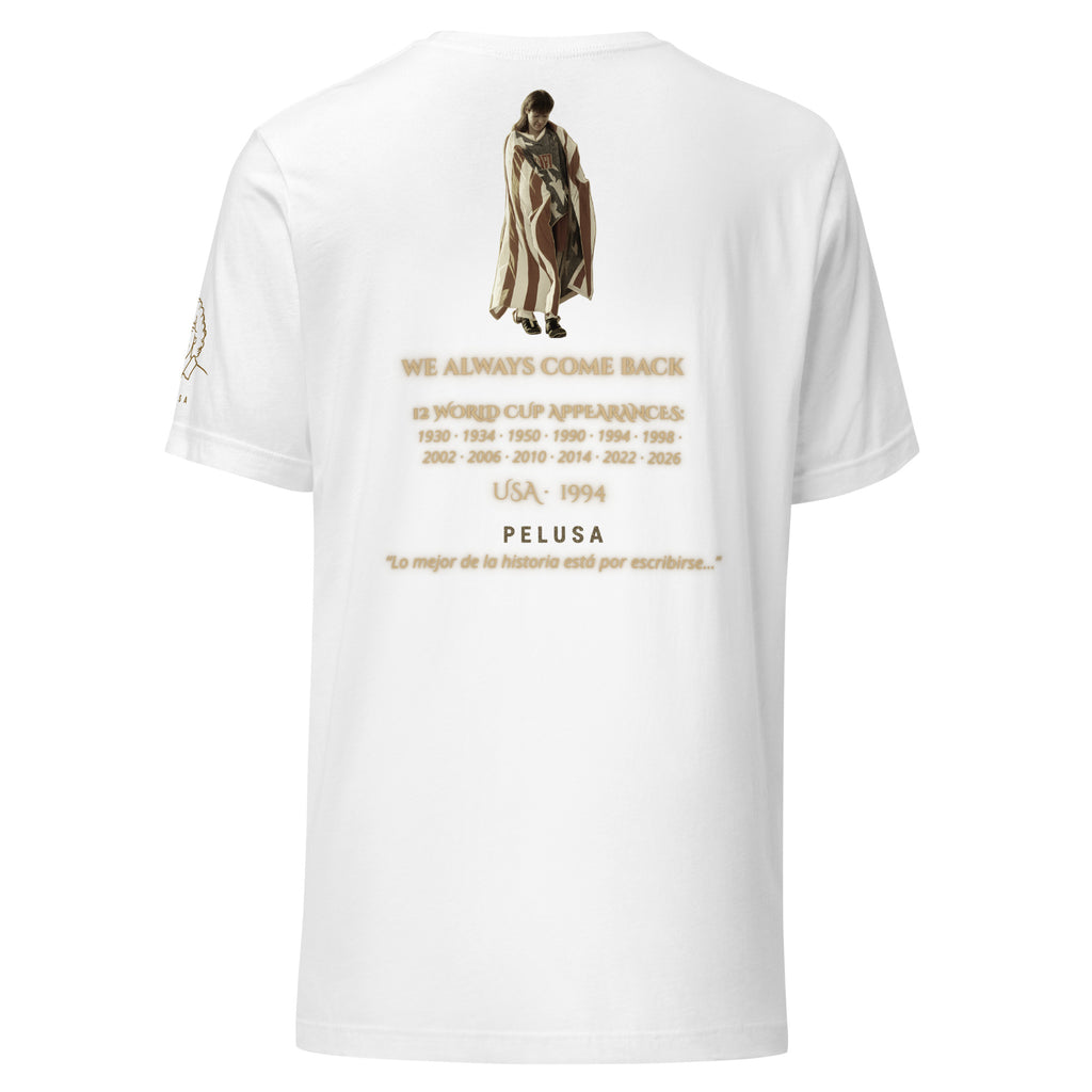 🇺🇸 USA | Soccer T-Shirt – We Always Come Back 🇺🇸 ⚽
