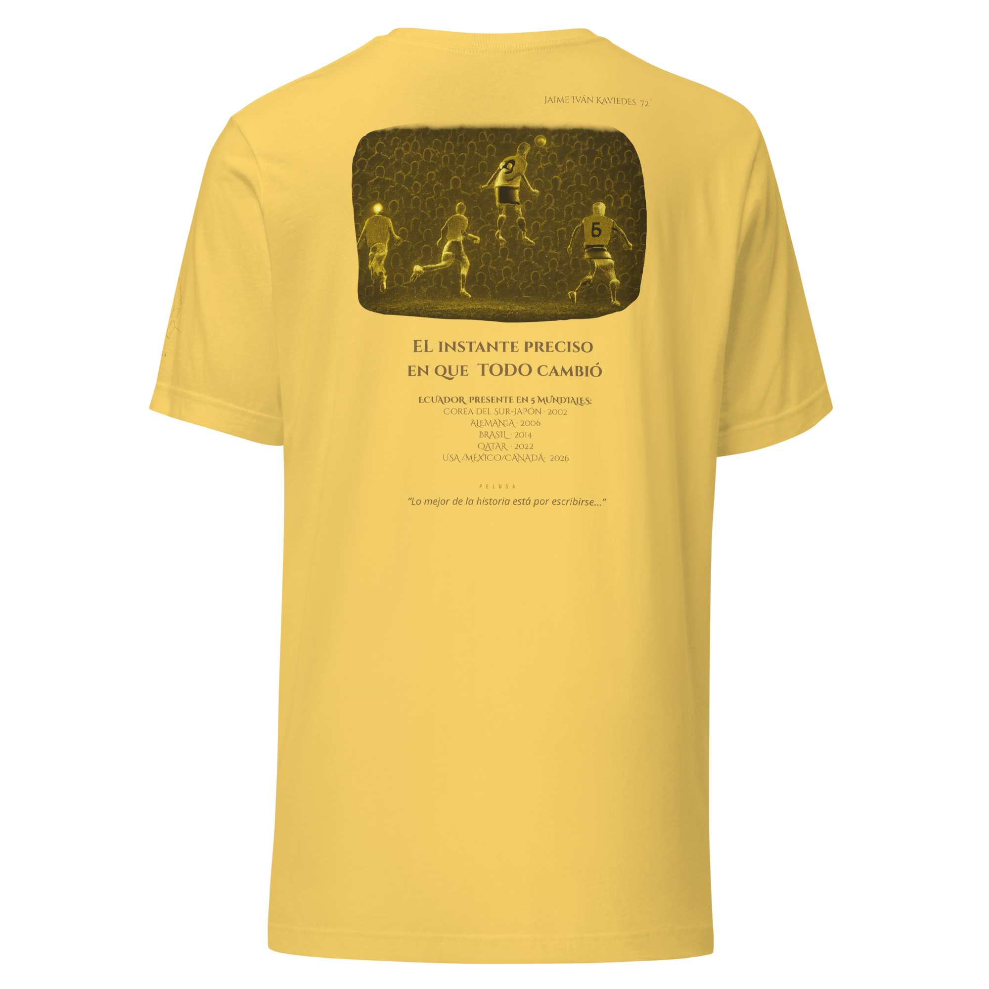 🇪🇨 Ecuador: 5 Mundiales (Unisex)⚽
