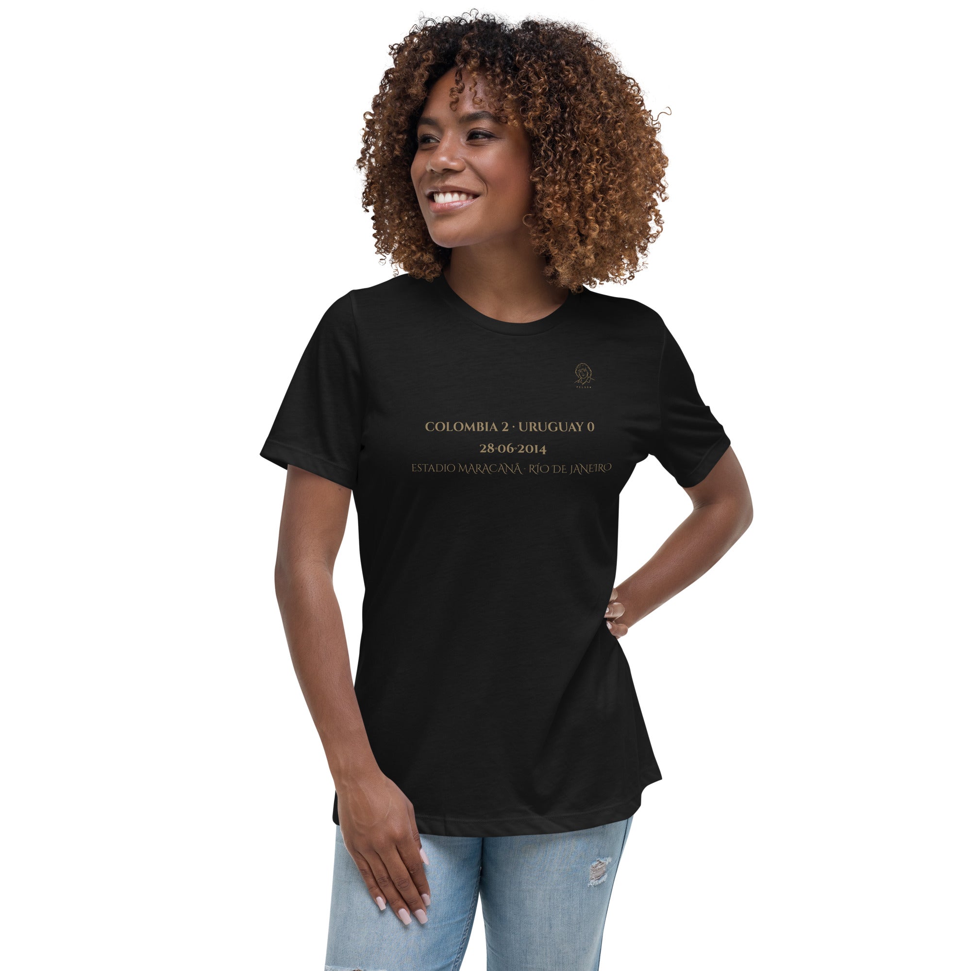 🇨🇴 Colombia | Camiseta Mujer James Rodríguez 2014 – No Fue Gol, Fue Arte 🇨🇴⚽