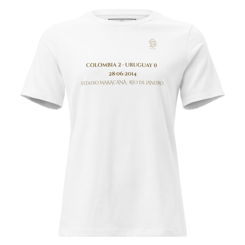 🇨🇴 Colombia | Camiseta Mujer James Rodríguez 2014 – No Fue Gol, Fue Arte 🇨🇴⚽